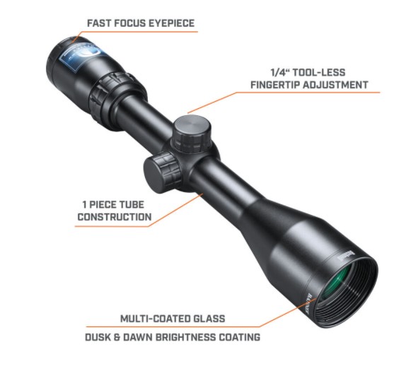 BUSHNELL 613948 3-9X40 BANNER SCOPE MATTE BLACK MULTI-X VE:6