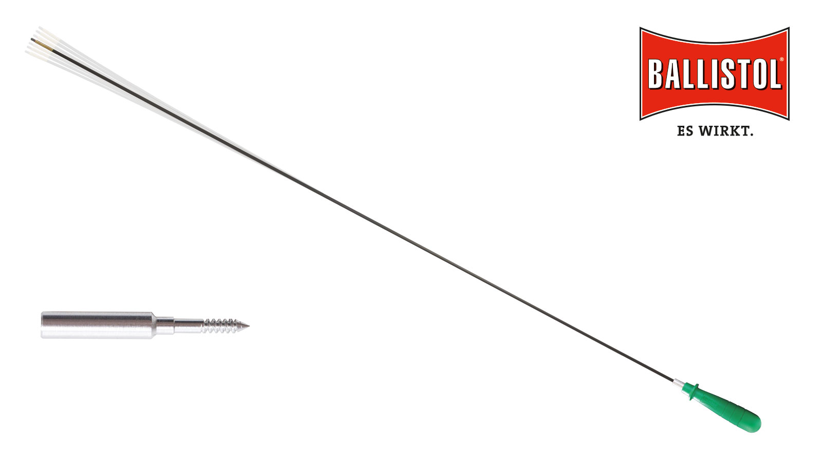 BALLISTOL Carbon-Putzstab lang mit Zubehör