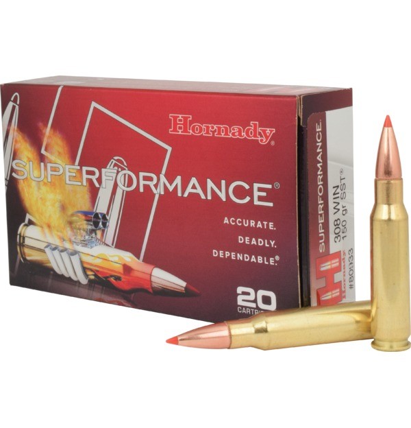 HORNADY 80933 AMMO SUPERFORM. LINE .308 WIN 150GR SST 20/200