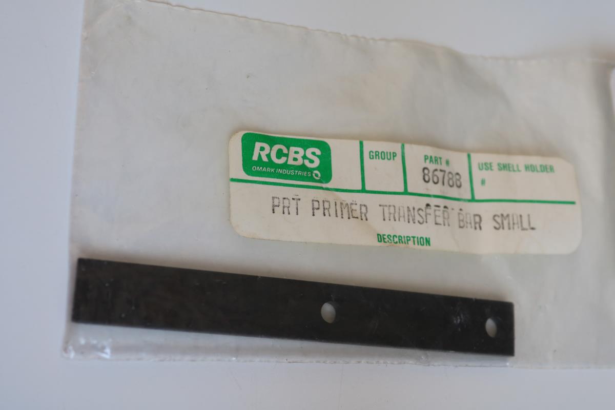 RCBS PRIMER TRANSFER BAR SMALL