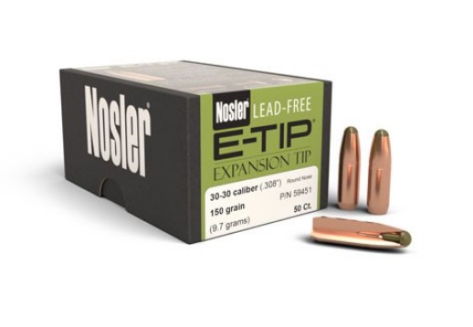 50 NOSLER E-TIP .30-150 für .30-30 Win*Bleifrei*