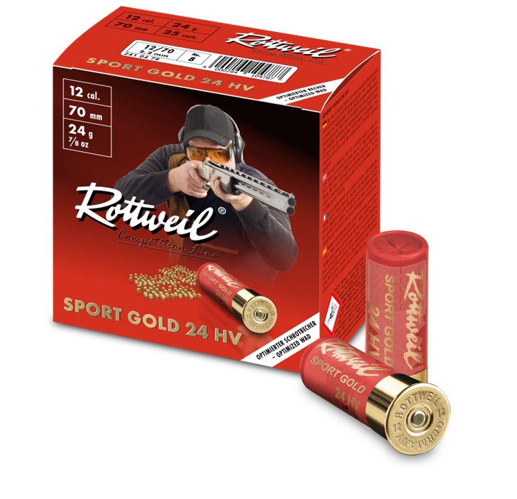 RW SPORT GOLD HV 12/70 24G 2,2MM 25ER