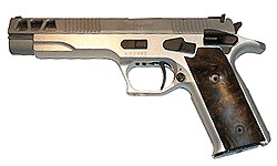 Großkaliberpistole GT45 5" Silber