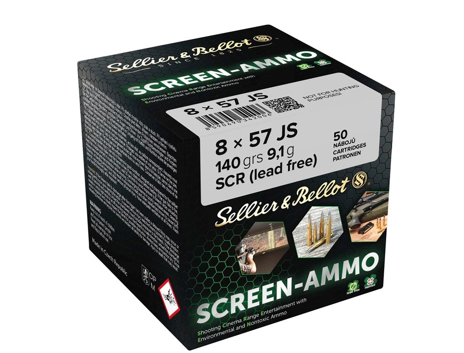 S&B 8x57 IS Screen-Ammo SCR Zink 9,0g/140grs.