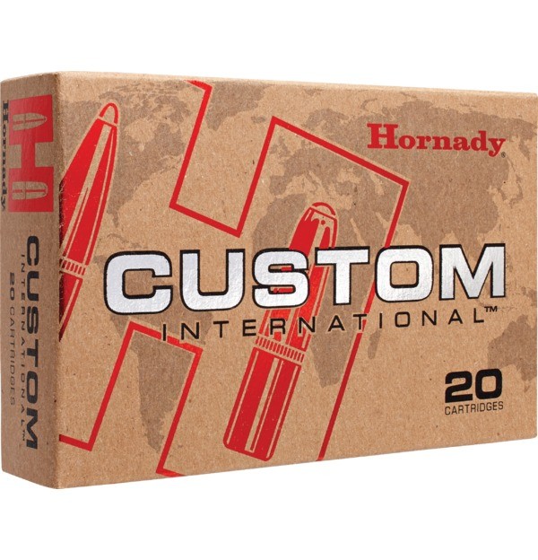 HORNADY 82302 CUSTOM INTL.AMMO .9,3X62 286GR SP INTL 20/200