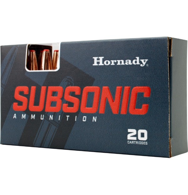 HORNADY 82742 SUBSONIC AMMO .45-70 GOVT 410GR SUB-X 20/200/1