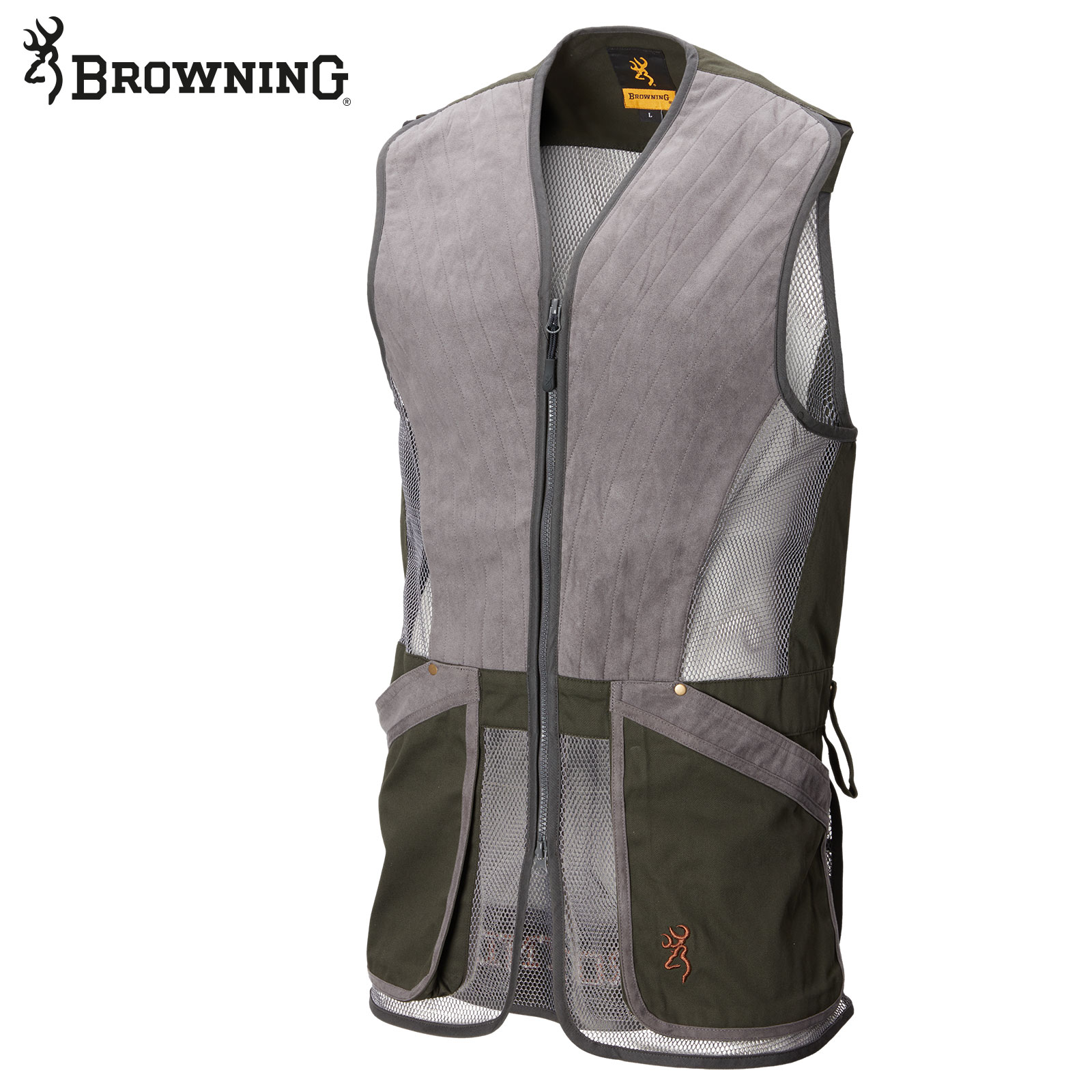 BROWNING Schießweste Pro Sport grau/grün