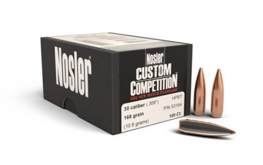 100 NOSLER J-4 .308-168 HPBT