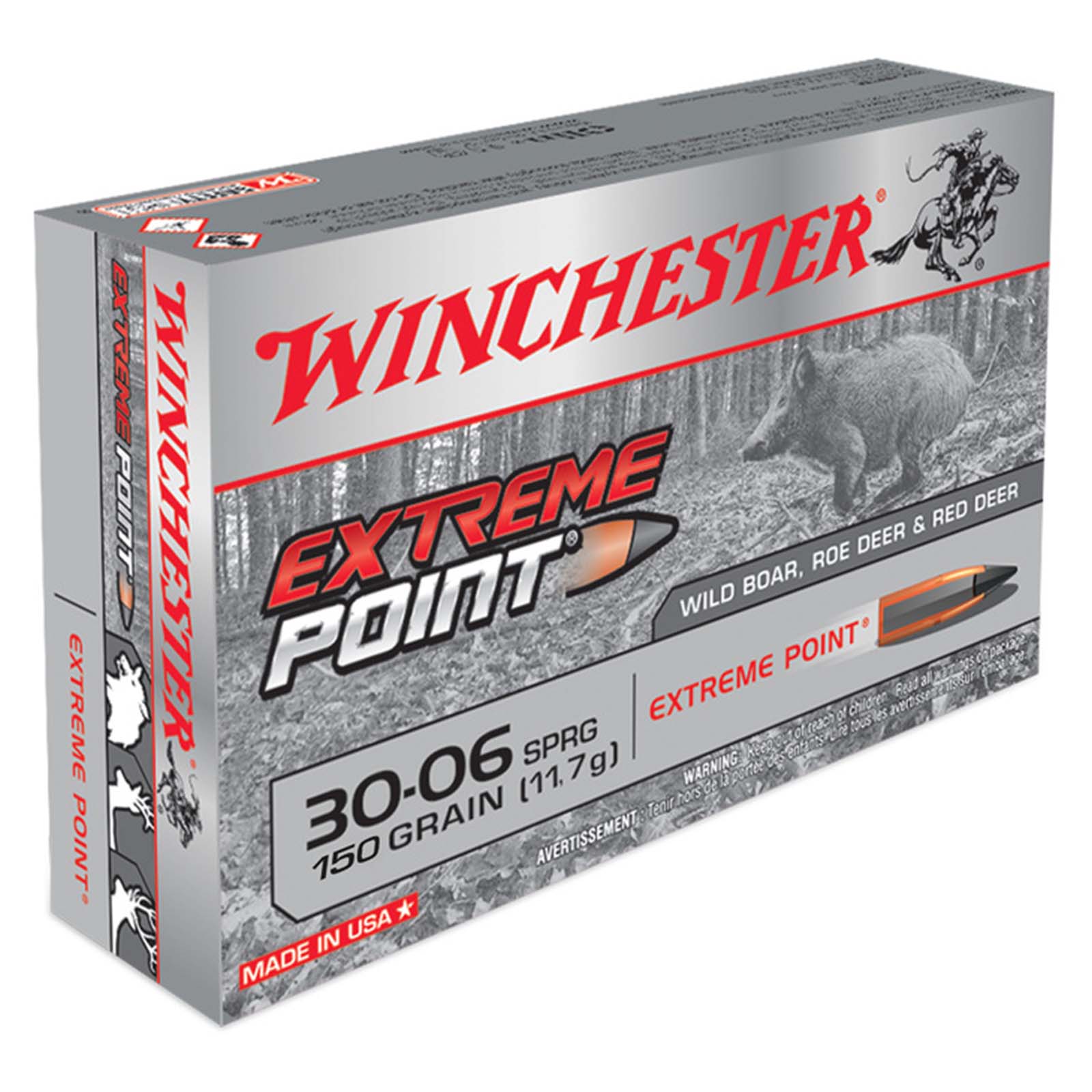 WINCHESTER .30-06 Springfield 150GR Extreme Point