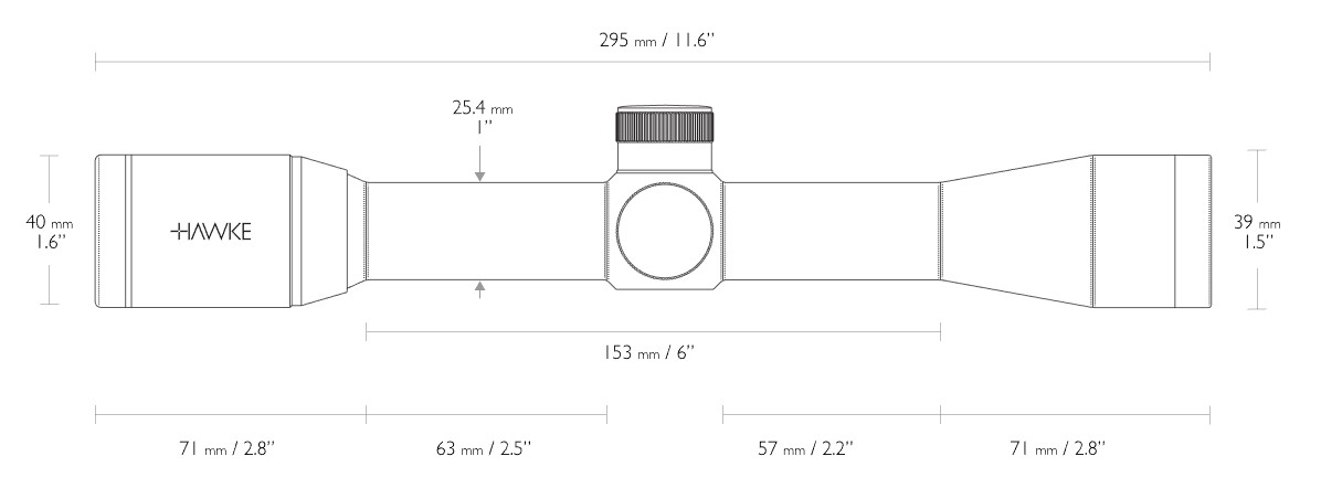 VANTAGE  4x32 Mil-Dot 1"