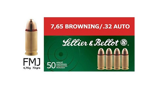 Sellier & Bellot, 7,65, Browning, Vollmantel