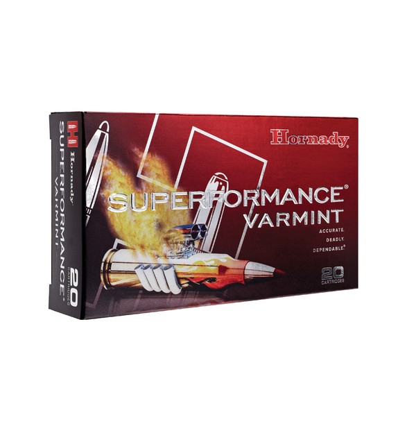 HORNADY 8316 SUPERFORMANCE VARMINT AMMO .222 REM 50GR V-MAX