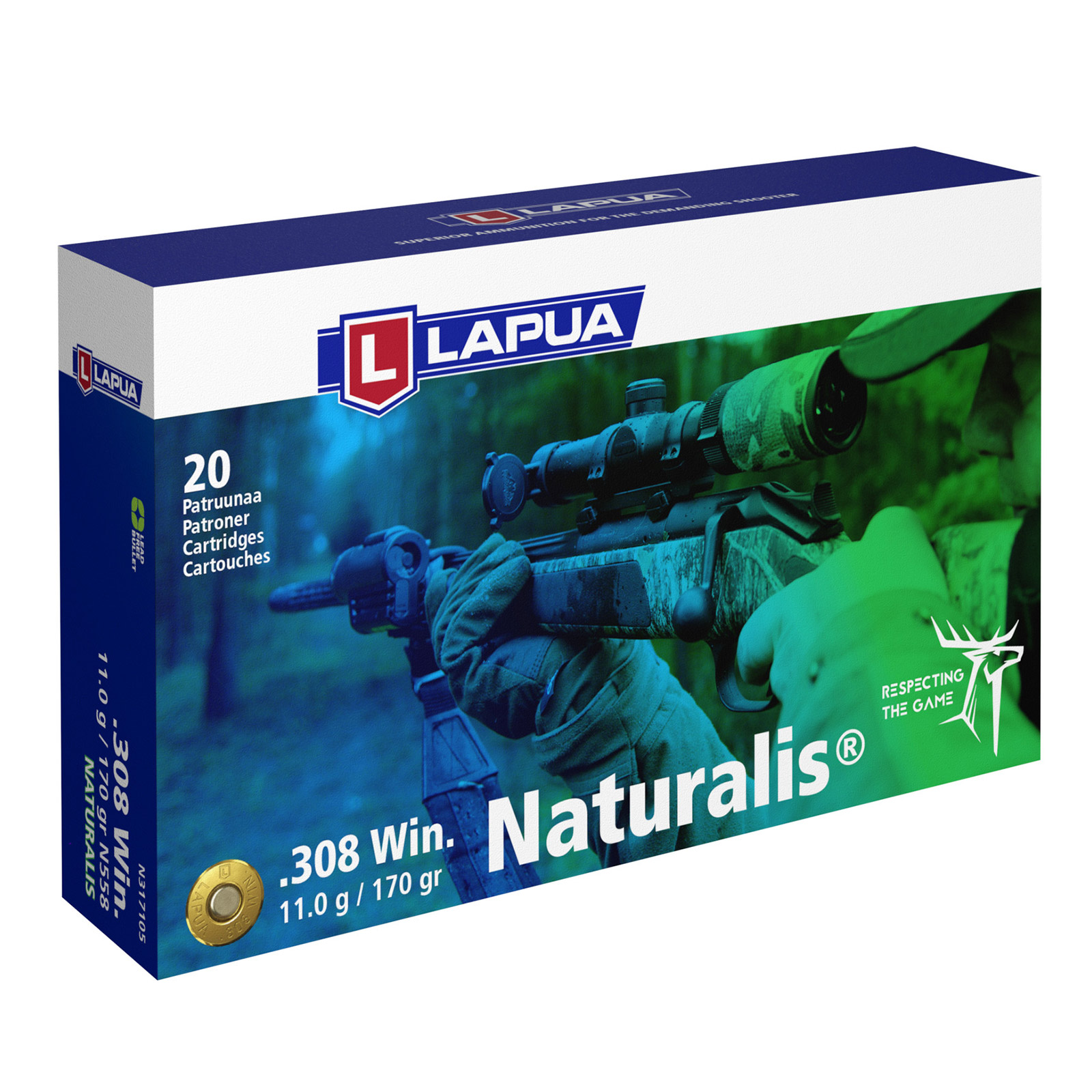 LAPUA .308 Win Naturalis
