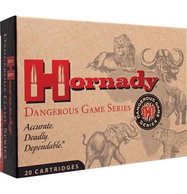 HORNADY 8232 AMMO .375 RUGER 300GR DGS SOLID SPF 20/120