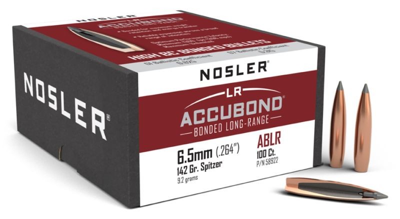 100 NOSLER AccuBond 6,5mm -142 long Range