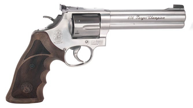 S&W Rev. Mod. 686 Target Champion, 6,cal. 357 Mag.stain/matt