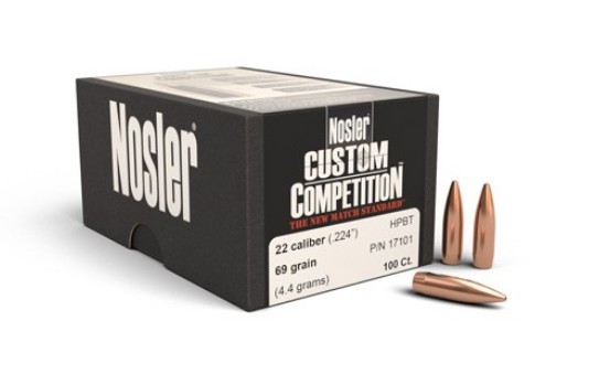 100 NOSLER J-4 .224-69 HPBT