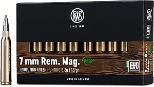 RWS  7MM REM MAG EVO GREEN 8,2G 127GR 20