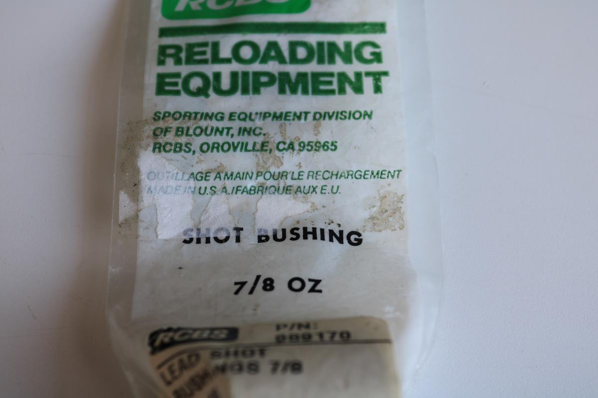 RCBS BUSHING FÜR BLEISCHROT 7/8 UNZE    # A für 24