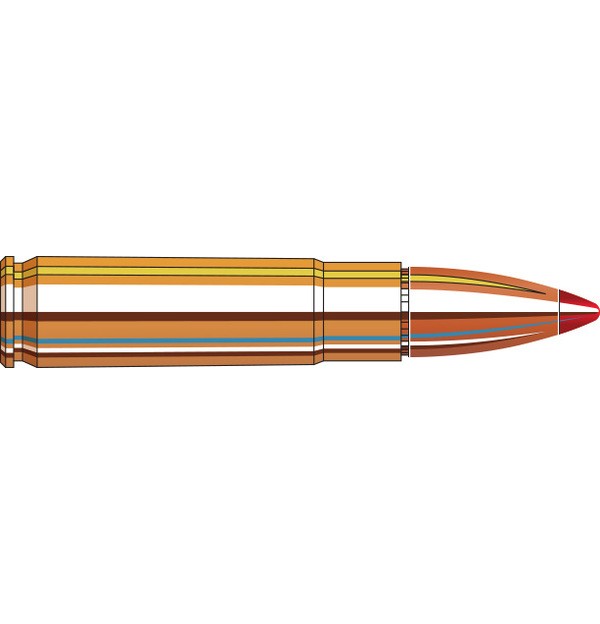 HORNADY 80881 CUSTOM AMMO .300 BLACKOUT 135GR FTX 20/200