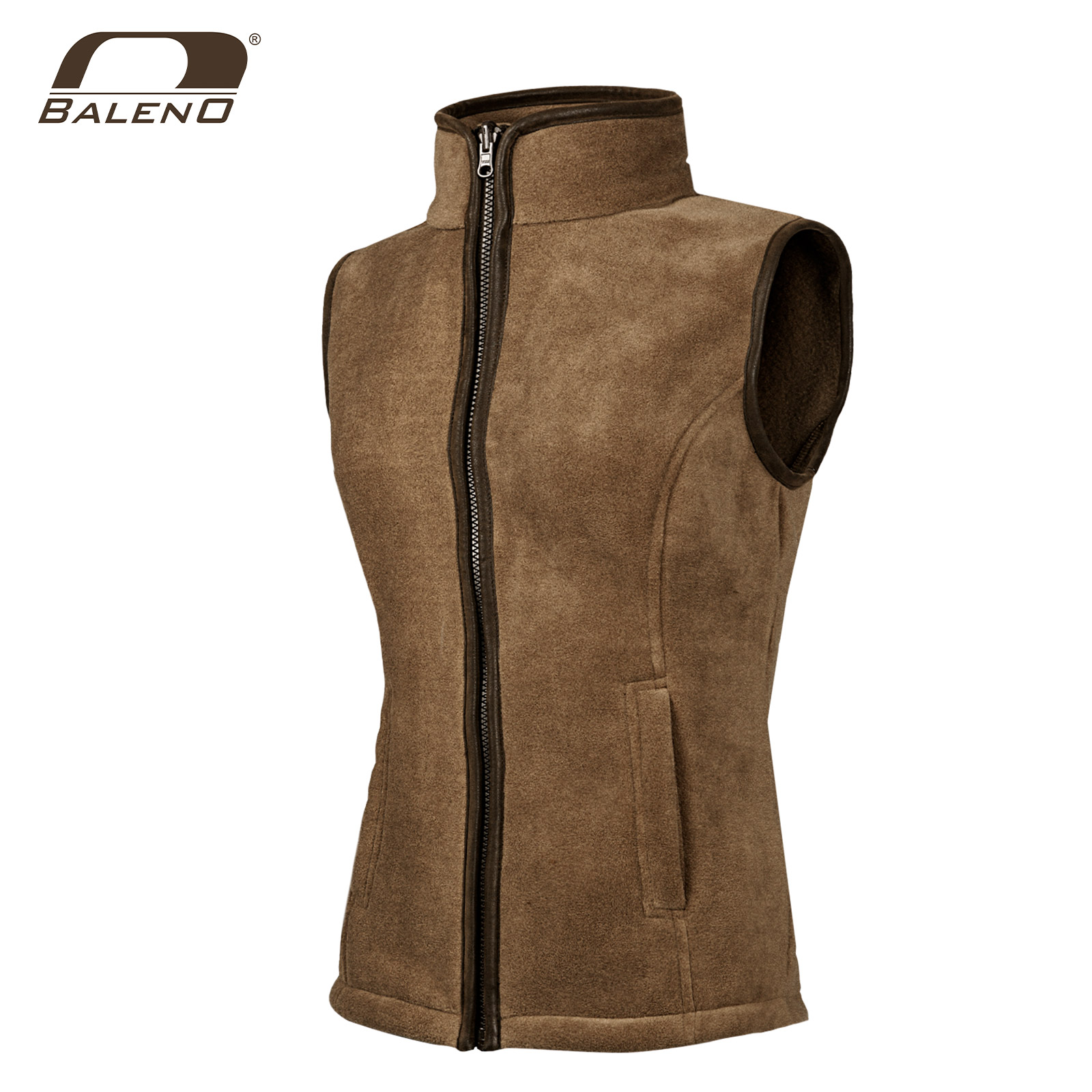 BALENO Damen Fleeceweste Sally camel