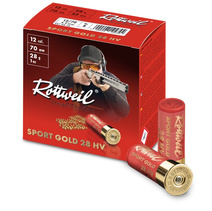 RW SPORT GOLD HV 12/70 28G 2,2MM 25ER