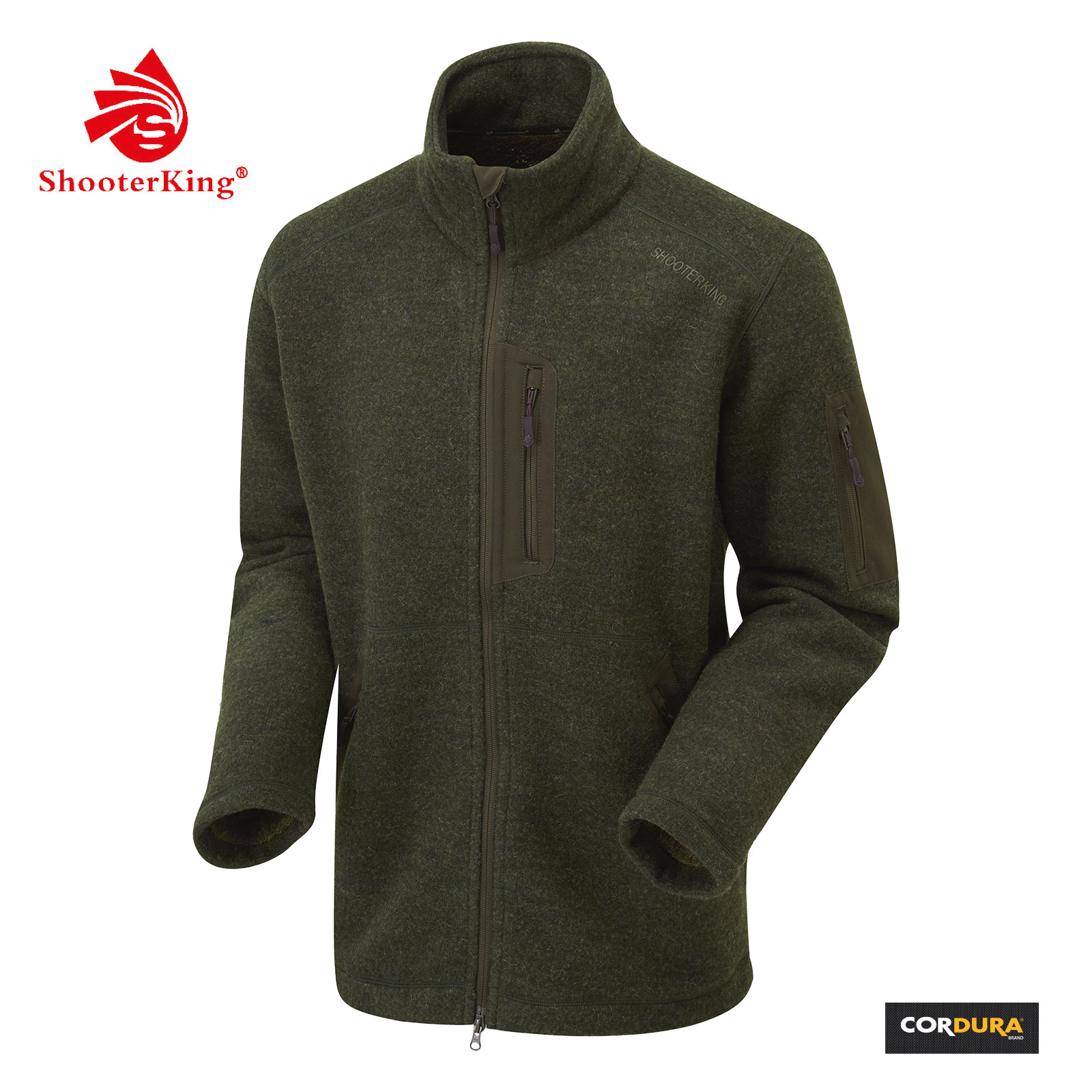 SHOOTERKING Jacke Forest Woolen grün