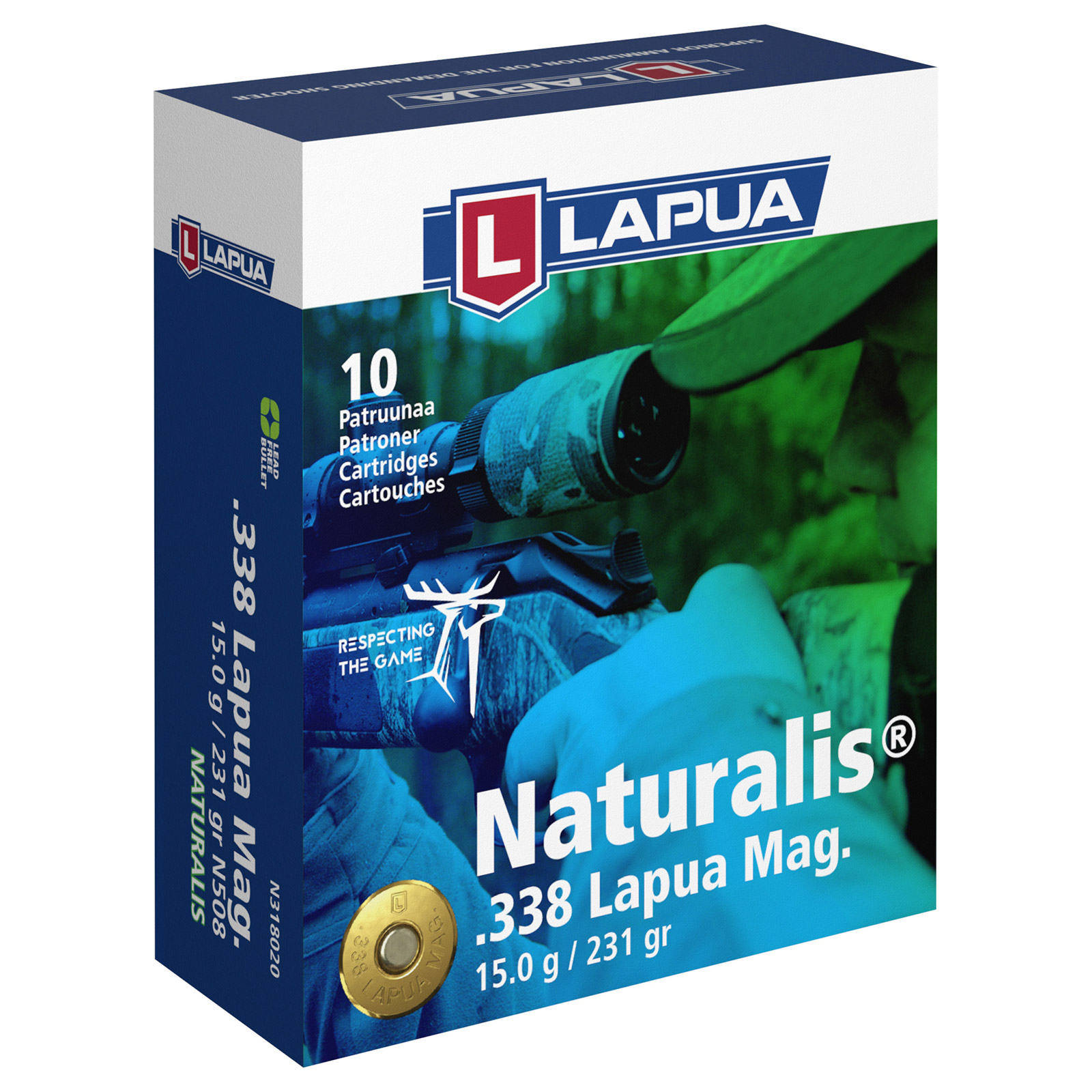 LAPUA .338 Lapua Mag Naturalis