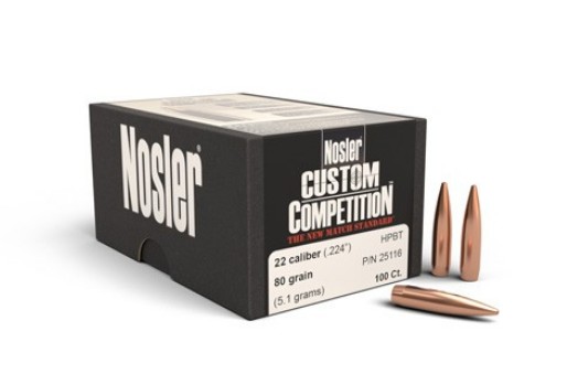 100 NOSLER J-4 .224-80 HPBT