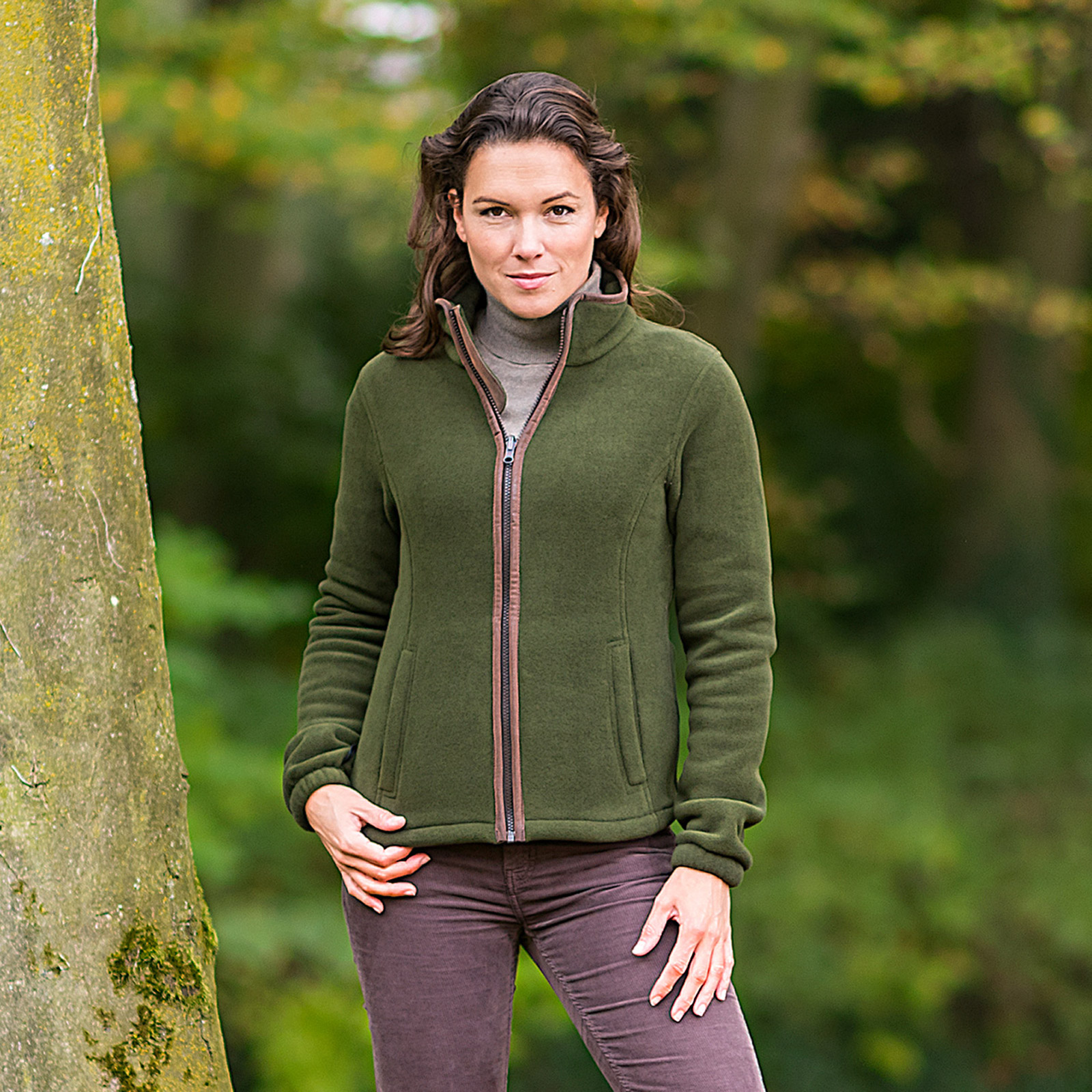 BALENO Damen Fleecejacke Sarah grün