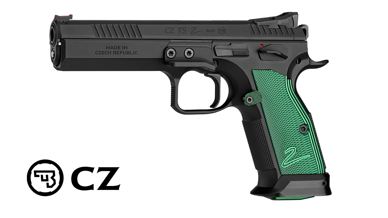 CZ 75 TS 2 Racing Green  9mm Luger