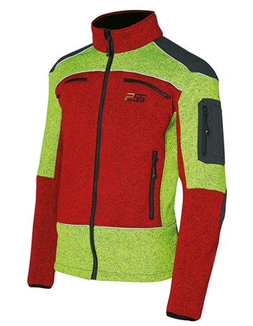 PSS X-treme Arctic Faserstrickjacke rot/gelb