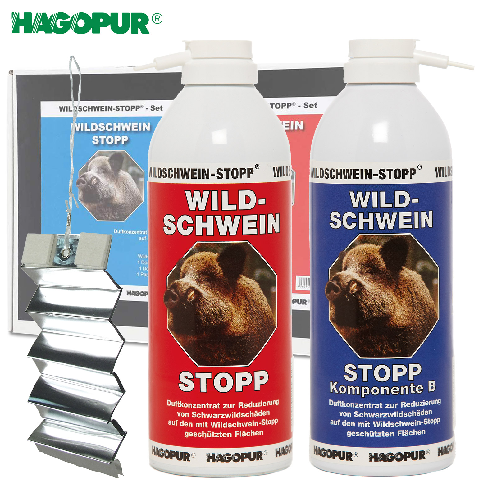 HAGOPUR Wildschwein-Stopp Set