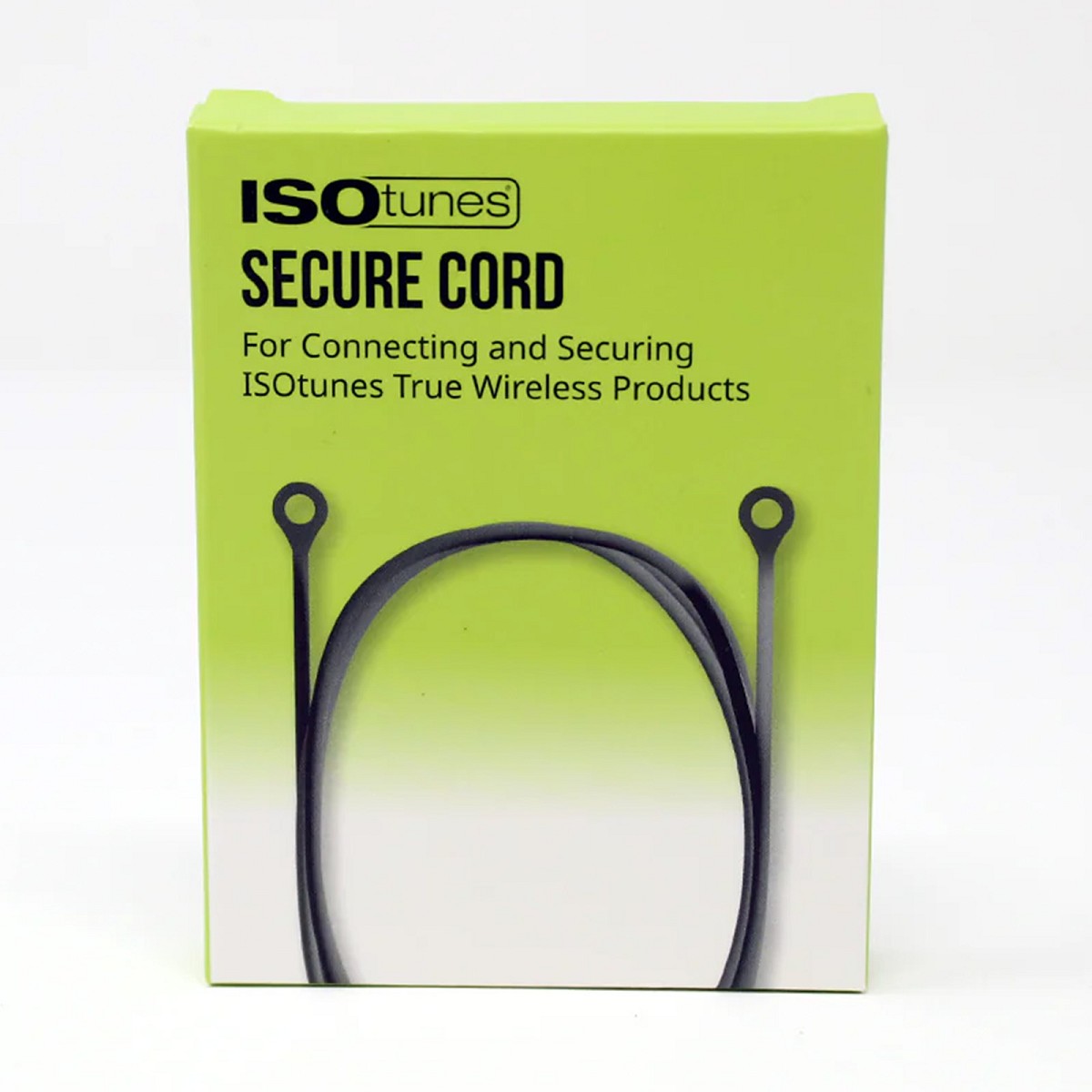 Verpackungsbild Vorne ISOTUNES SECURE CORD For connecting and securing IsoTunes True WirelessProduct