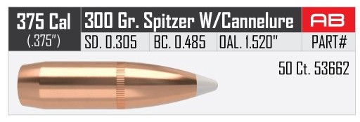 .375, 300 grains, AccuBond