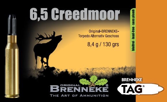 BRENNEKE 6,5 Creedmoor TAG 8,4g/130gr