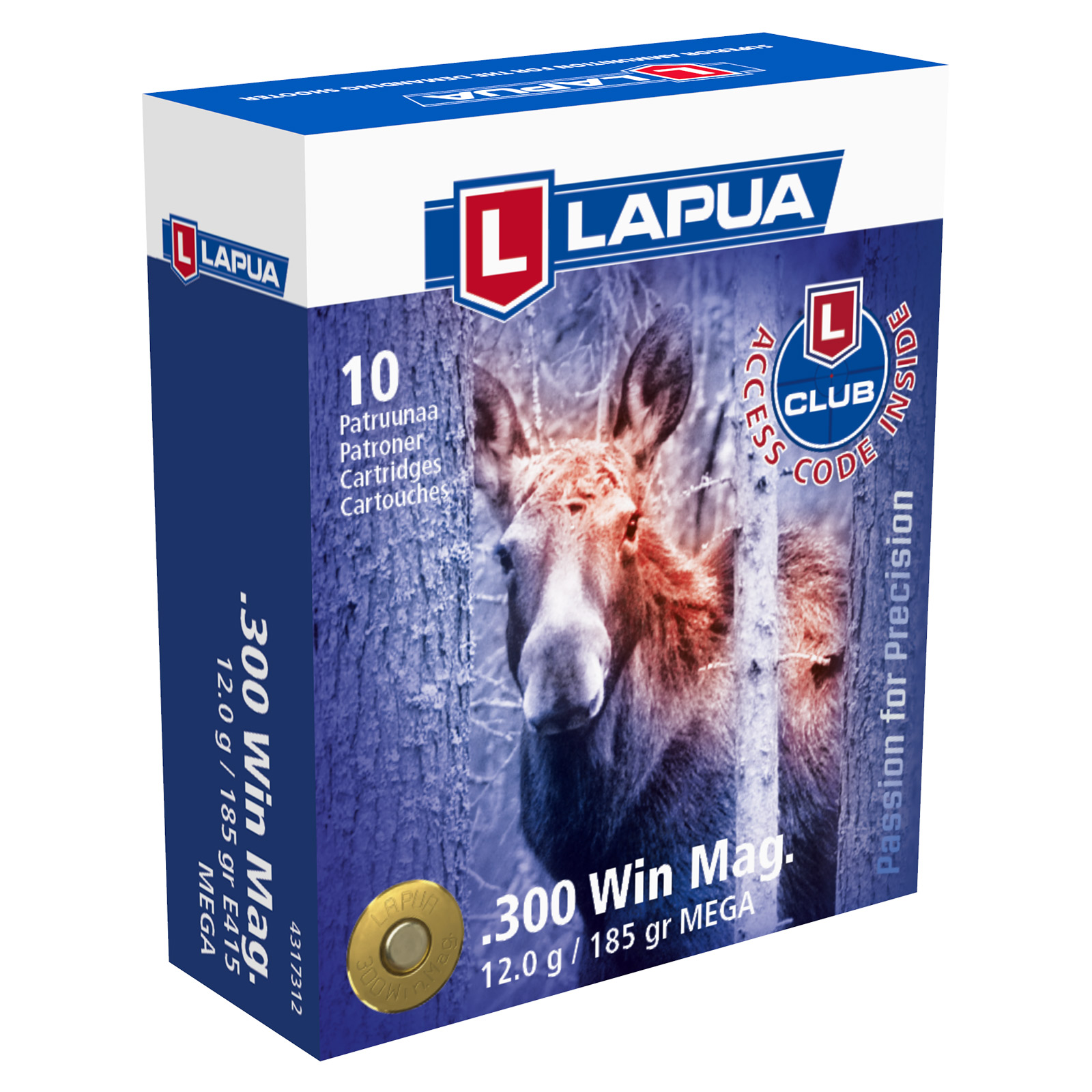 LAPUA .300 Win Mag Mega 12g / 185grs