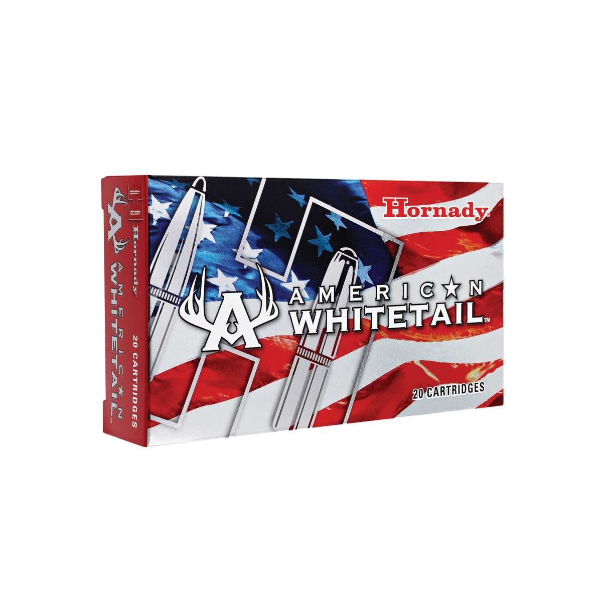 HORNADY 80590 AMERICAN WHITE- TAIL AMMO.7MM REM MAG 154GR IN